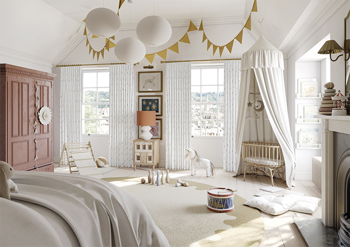 Merrily, Merry Small Fairground - Made to Measure Curtains - Image 7